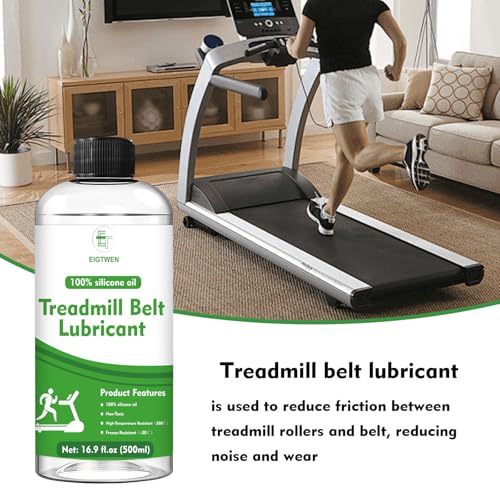 EIGTWEN 500ml Treadmill Lubricant for Belt, 100% Silicone Treadmill Oil, High Temperature Resistant Stable Treadmill Belt Lubricant, Treadmill Lube Suitable for Most Types of Treadmills - Image 2