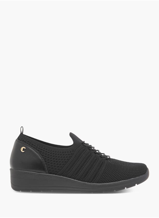 Le Confort - Women Textured Slip-On Sneakers - Image 1