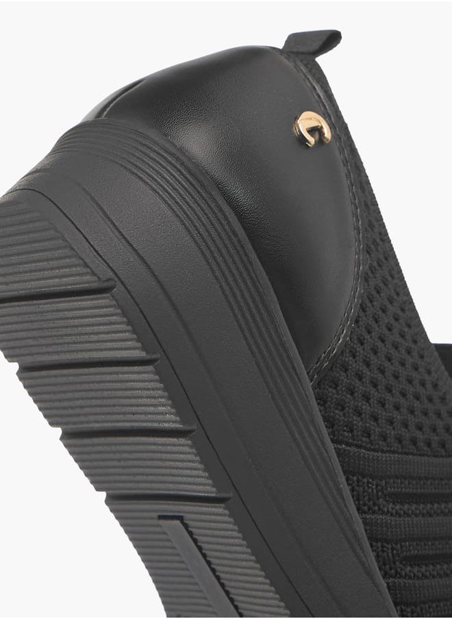 Le Confort - Women Textured Slip-On Sneakers - Image 1