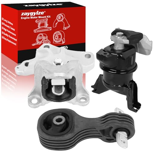 zaygyize 3Pcs Engine Motor Mount Trans Mount Compatible with 20122015 for Honda Civic 18L CoupeSedan Replacement for A65048 A65021 A65087 50890TR0A81 50850TR6A81 50820TR0A81 - Image 1