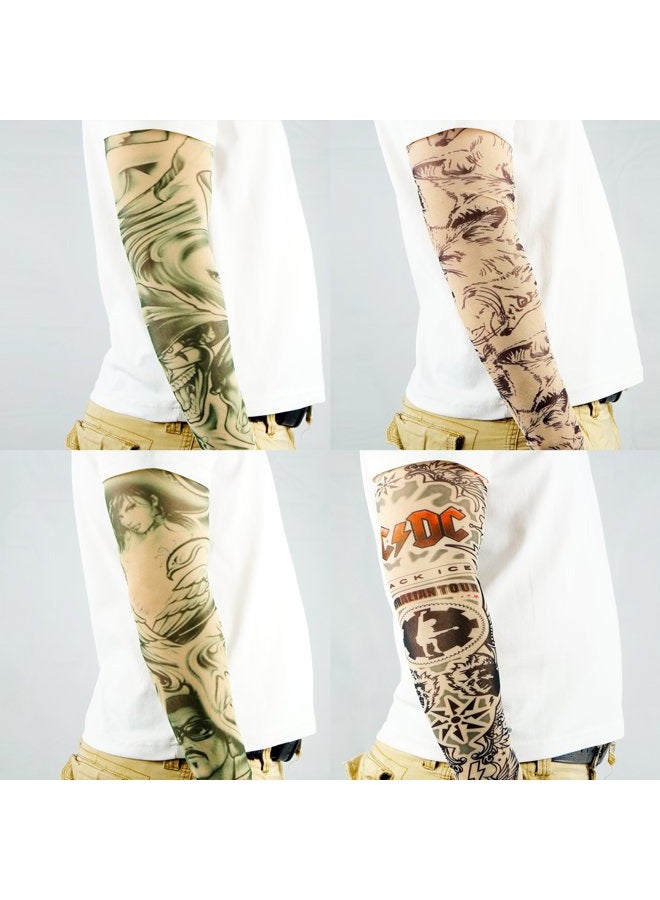 Kare Kind 10pc Fake Temporary Tattoo Sleeves Body Art Arm Stockings Accessories by - Designs Tribal, Dragon, Skull, and Etc. - Image 3