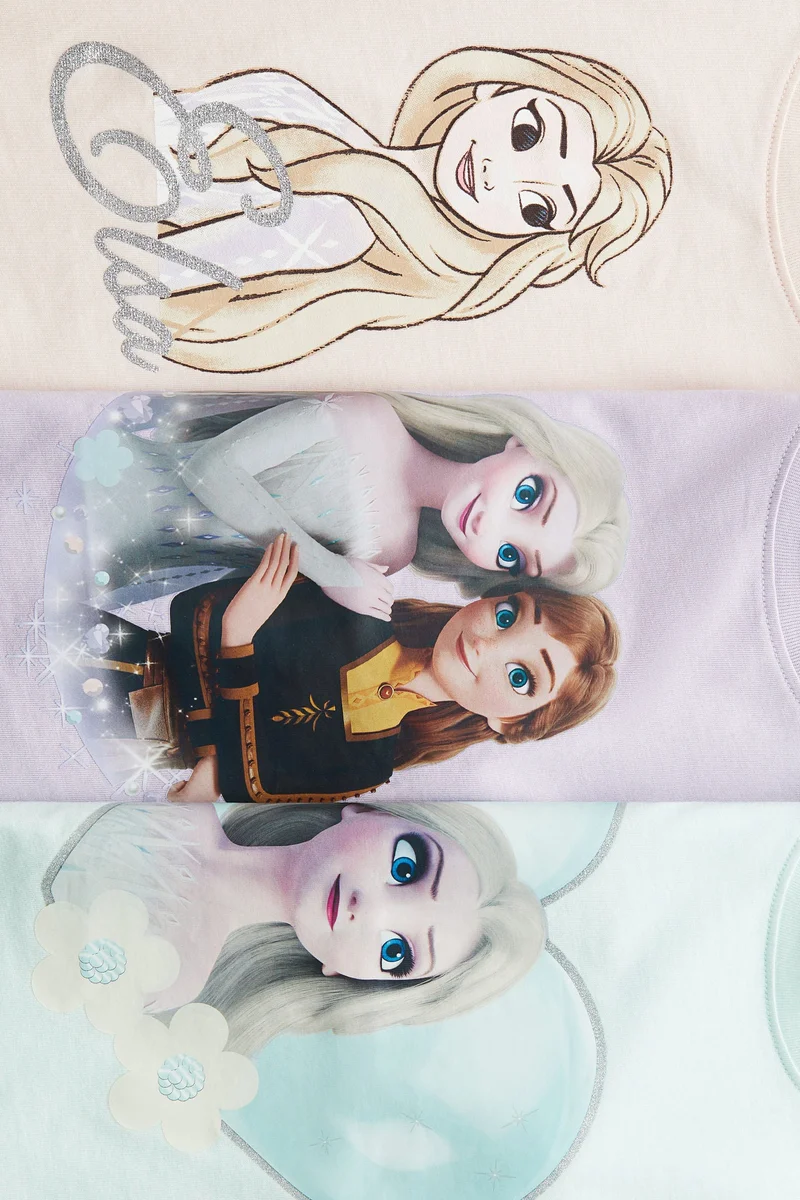 اتش اند ام 3-pack printed jersey tops