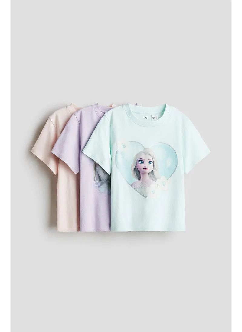 اتش اند ام 3-pack printed jersey tops