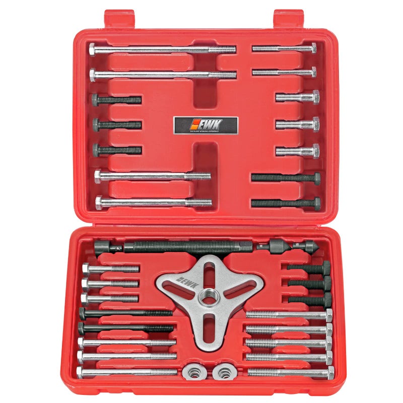 EWK 51 Pcs Harmonic Balancer Puller Set Steering Wheel Puller Crankshaft Pulley Gear Puller Flywheel Removal Tool