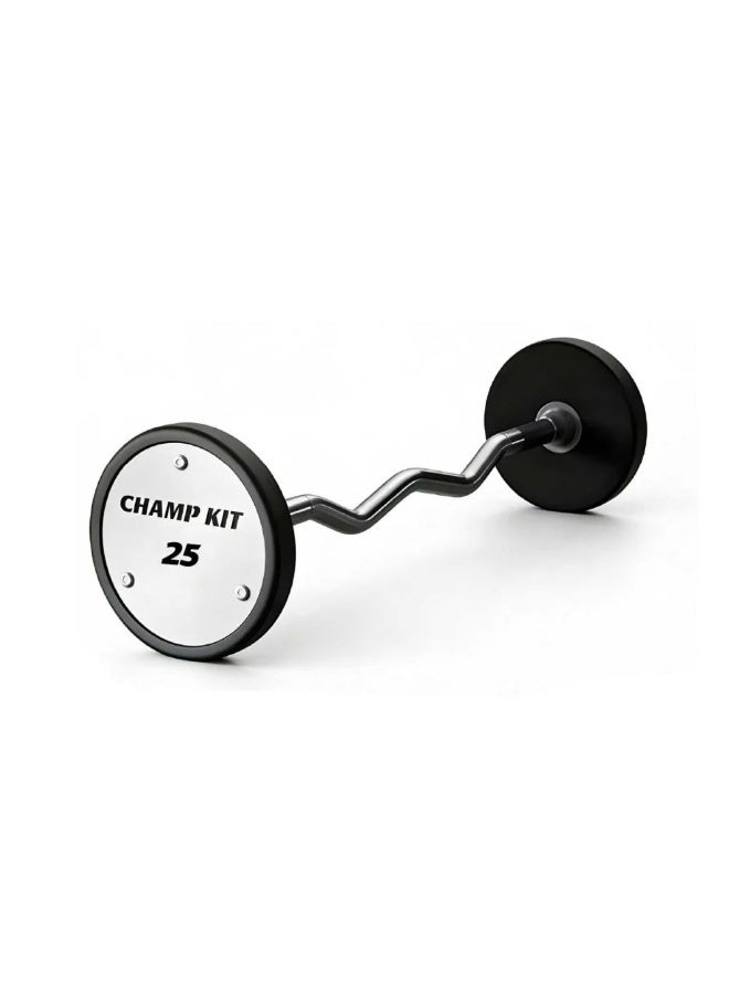 CHAMP KIT Curved zigzag barbell set with a fixed weight from 10kg to 30kg - Image 2