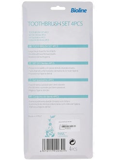 Bioline Toothbrush Set 4Pcs  - Image 3