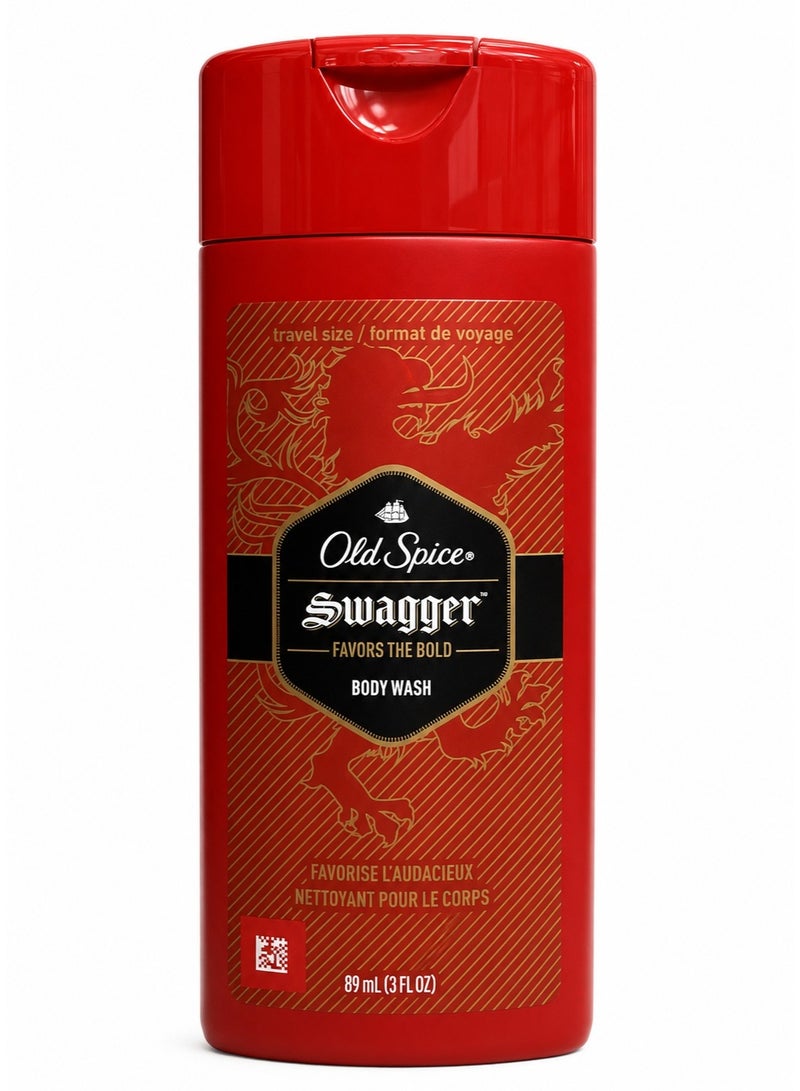 Old Spice Swagger Body Wash for Men, Long-Lasting Freshness, Travel Size, 89ml - Image 1