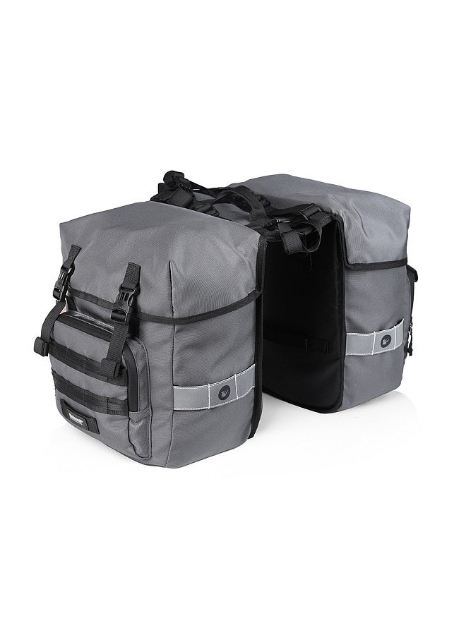 Rhinowalk Bike Rear Seats Bags Bicycle Riding Storage Bag Large Capacity Bicycle Rack Seats Trunk Bags Travel Luggage Cycling Bag  - Image 1