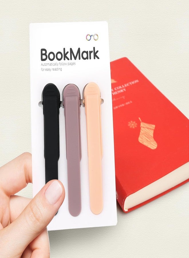 سمك مجموعة SMUK من 3 فواصل كتب أوتوماتيكية، فواصل كتب سيليكونية للقراءة للنساء والرجال والأطفال ومحبي الكتب، فواصل كتب مميزة ولطيفة للقراءة، هدايا لمحبي الكتب - Image 5