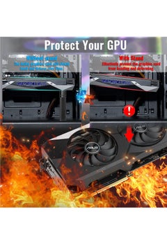 Generic Graphics Card GPU Brace Support, Adjustable Height Adjustment Video Card Sag Holder Bracket, GPU Stand, Universal VGA Graphics Card Holder, Black  - Image 5
