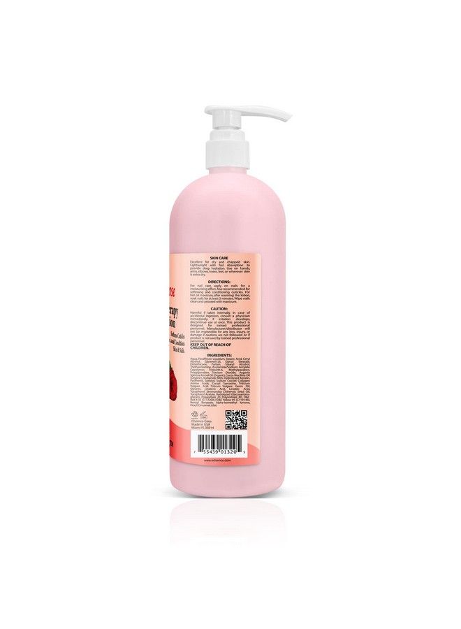 ProNail Healing Therapy Massage Lotion Professional Pedicure Body And Hot Oil Manicure Infused With Natural Oils Vitamins Panthenol And Amino Acids (Sensual Rose 32 Oz) - Image 3