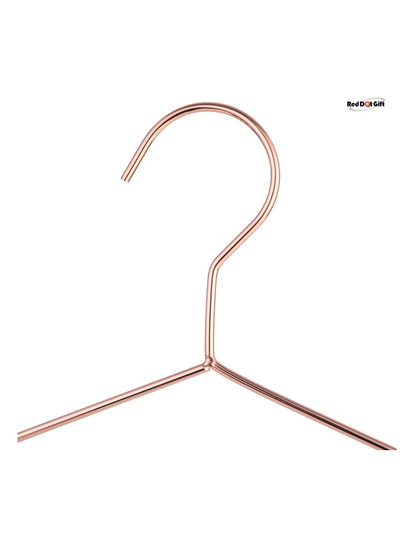 Red Dot Gift 20-Pack Rose Golden Color Strong Metal Hangers 42cm Clothes , Coat and Standard Suit Hangers. - Image 3