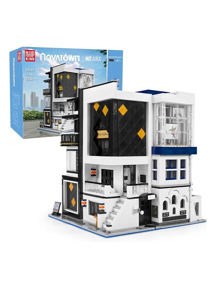 mould king 16043 Educational Art Gallery Building Kits, Building Blocks Streetscape Architecture with Light, Toy Gift for Boys & Girls Age 8+ Collections Enthusiasts (3536+ Pieces)  - Image 1