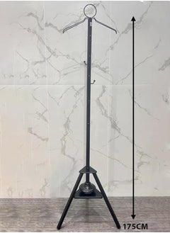Executive LLC Clothes Incense Burner Stand - 175cm long bakhoor burner stand hanger with cloth hooks and holes for steaming clothes for Indoor Ourdoor(Black)  - Image 4