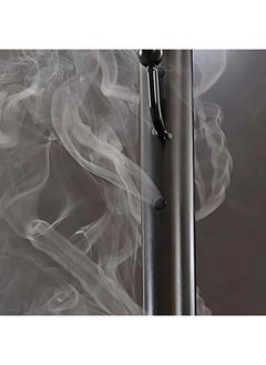 Executive LLC Clothes Incense Burner Stand - 175cm long bakhoor burner stand hanger with cloth hooks and holes for steaming clothes for Indoor Ourdoor(Black)  - Image 5