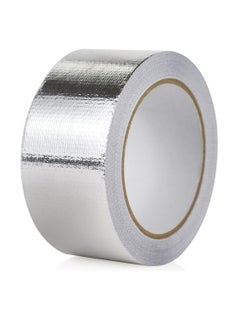 RACO RACO Aluminum Foil Fiberglass Tape – Alu Glass HVAC Heat Resistant Tape, High-Temperature Insulation Tape for Sealing Dryer Vents and Ductwork 2 Inch x 65 Feet  - Image 1