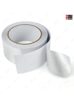 RACO RACO Aluminum Foil Fiberglass Tape – Alu Glass HVAC Heat Resistant Tape, High-Temperature Insulation Tape for Sealing Dryer Vents and Ductwork 2 Inch x 65 Feet  - Image 2