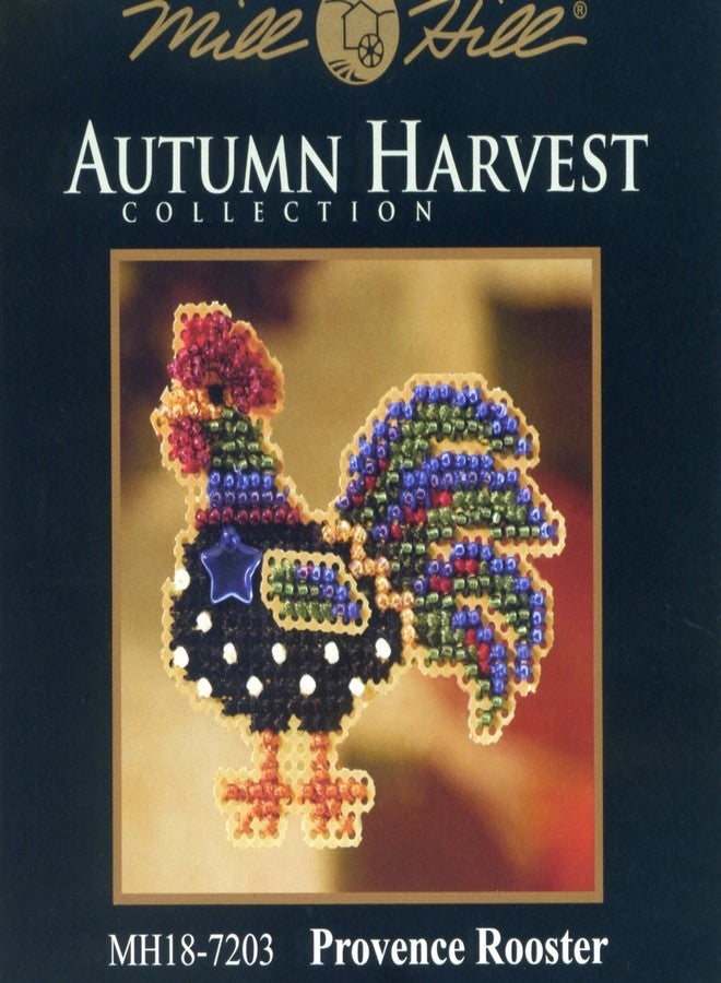 Mill Hill Provence Rooster - Pin Kit - Cross Stitch Kit - Image 2