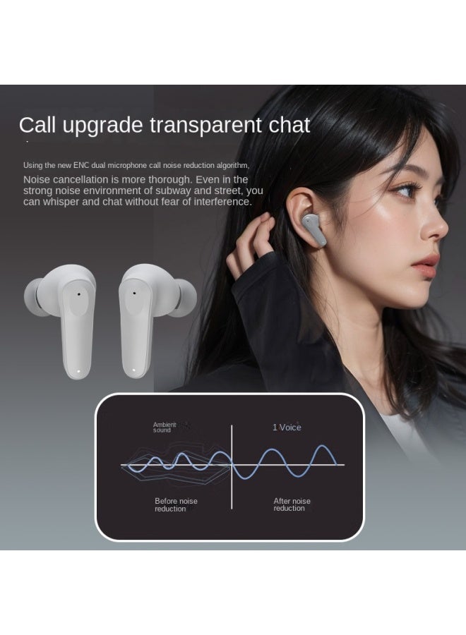 Neutral New Bluetooth Earphones Tws Dual Ear True Wireless Physical Noise Cancelling Bluetooth Earphones High Quality - Image 2