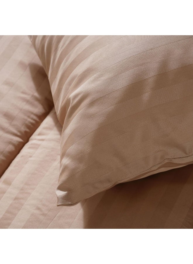 Pan Home Tiffany 3-Piece Comforter Set 240x260cm - Beige - Image 1