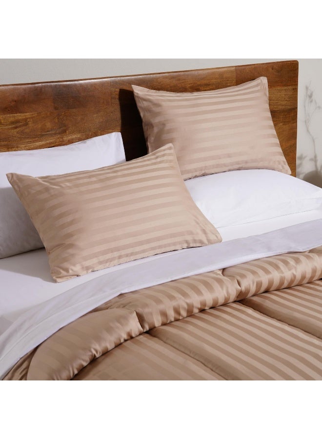 Pan Home Tiffany 3-Piece Comforter Set 240x260cm - Beige - Image 3
