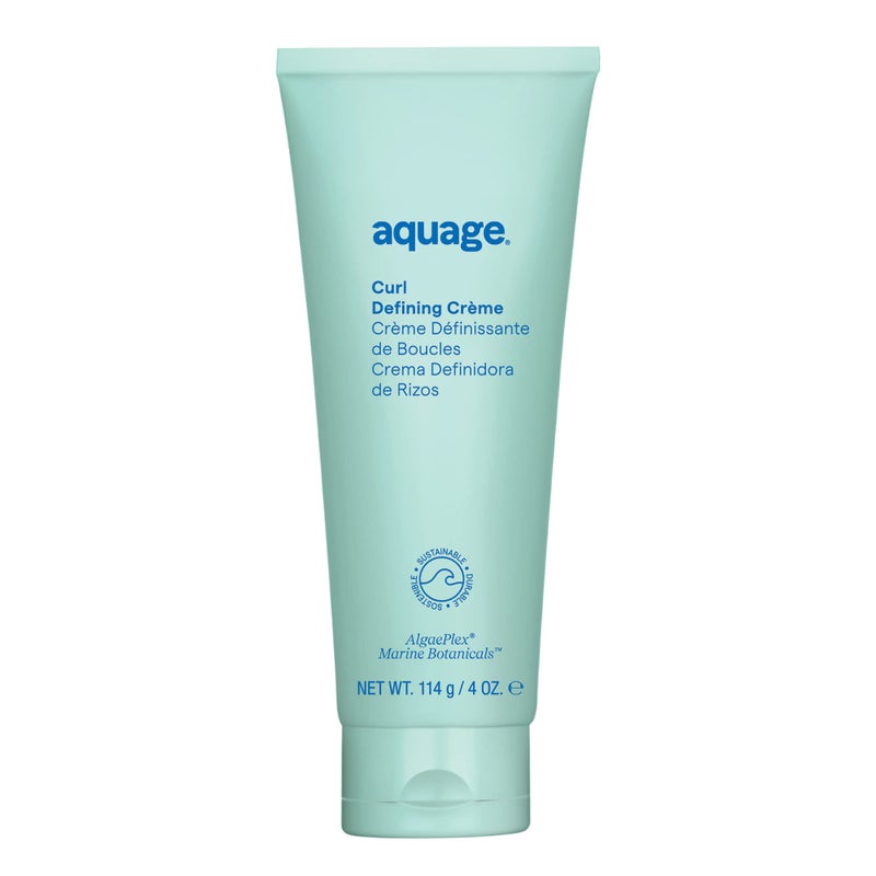 AQUAGE Curl Defining Creme For Curly Hair, Moisturizes Strands to Create Soft, Silky, Diffused Curls Without Frizz, Medium Hold, 4 oz - Image 1