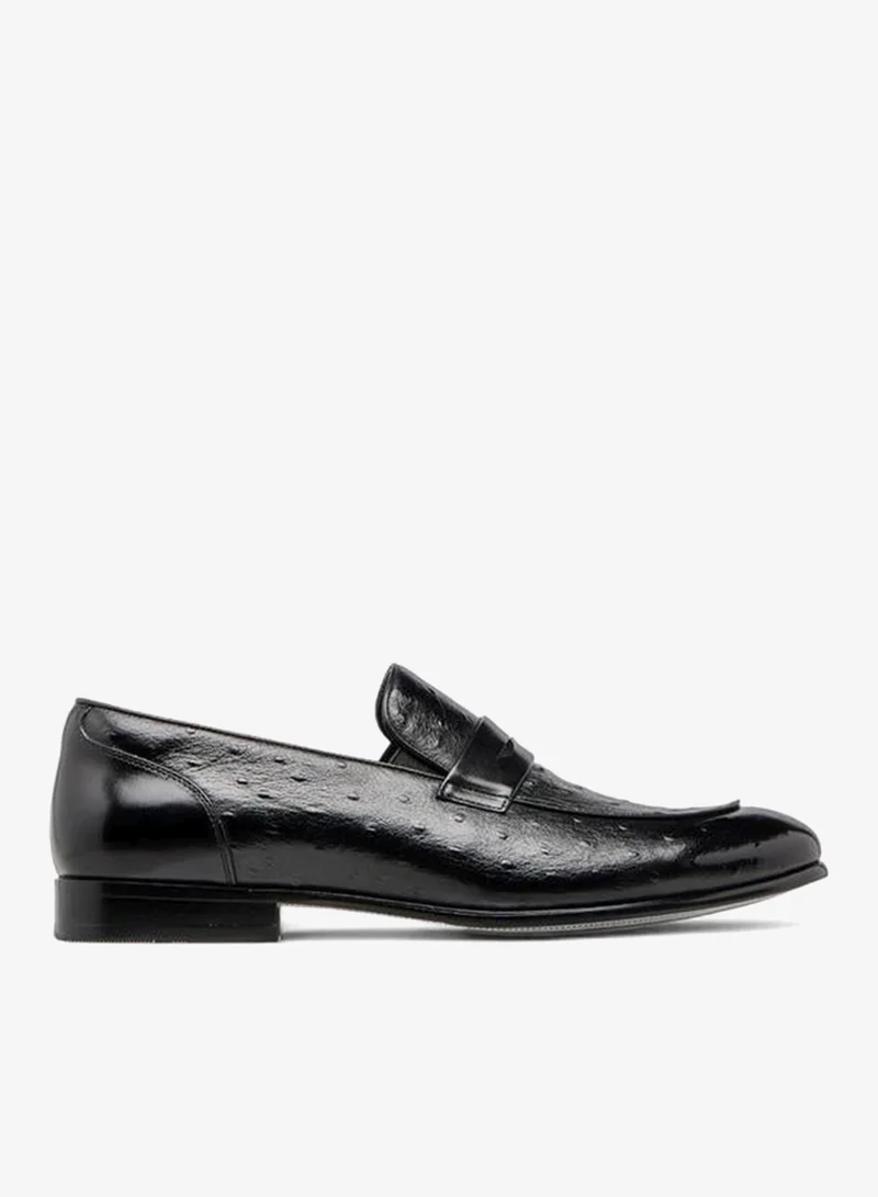 DUCHINI Men Slip-On Leather Loafers