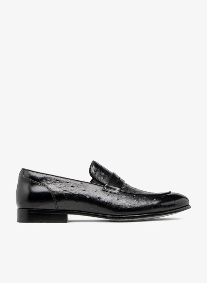 DUCHINI Men Slip-On Leather Loafers