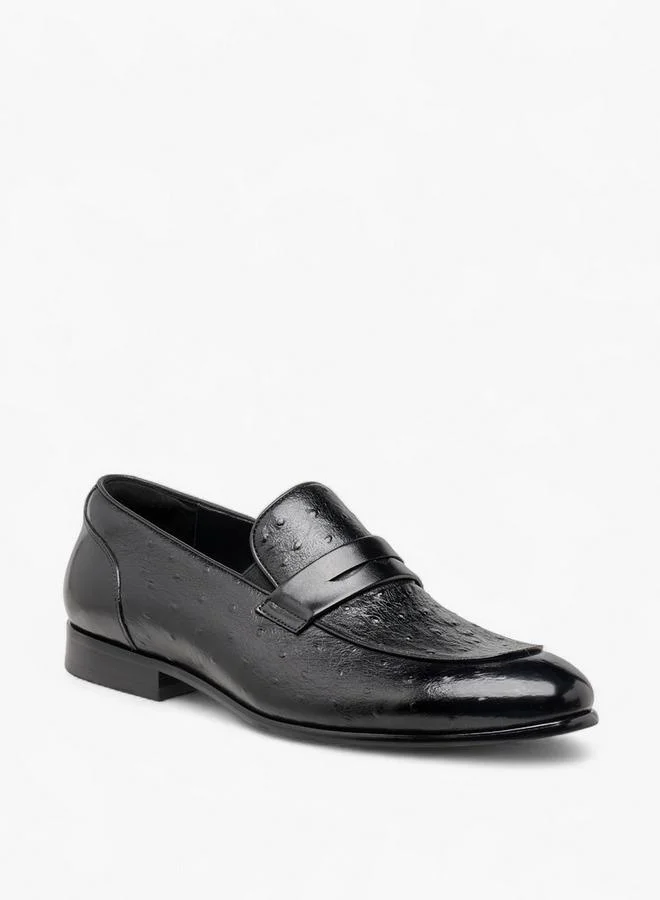 DUCHINI Men Slip-On Leather Loafers