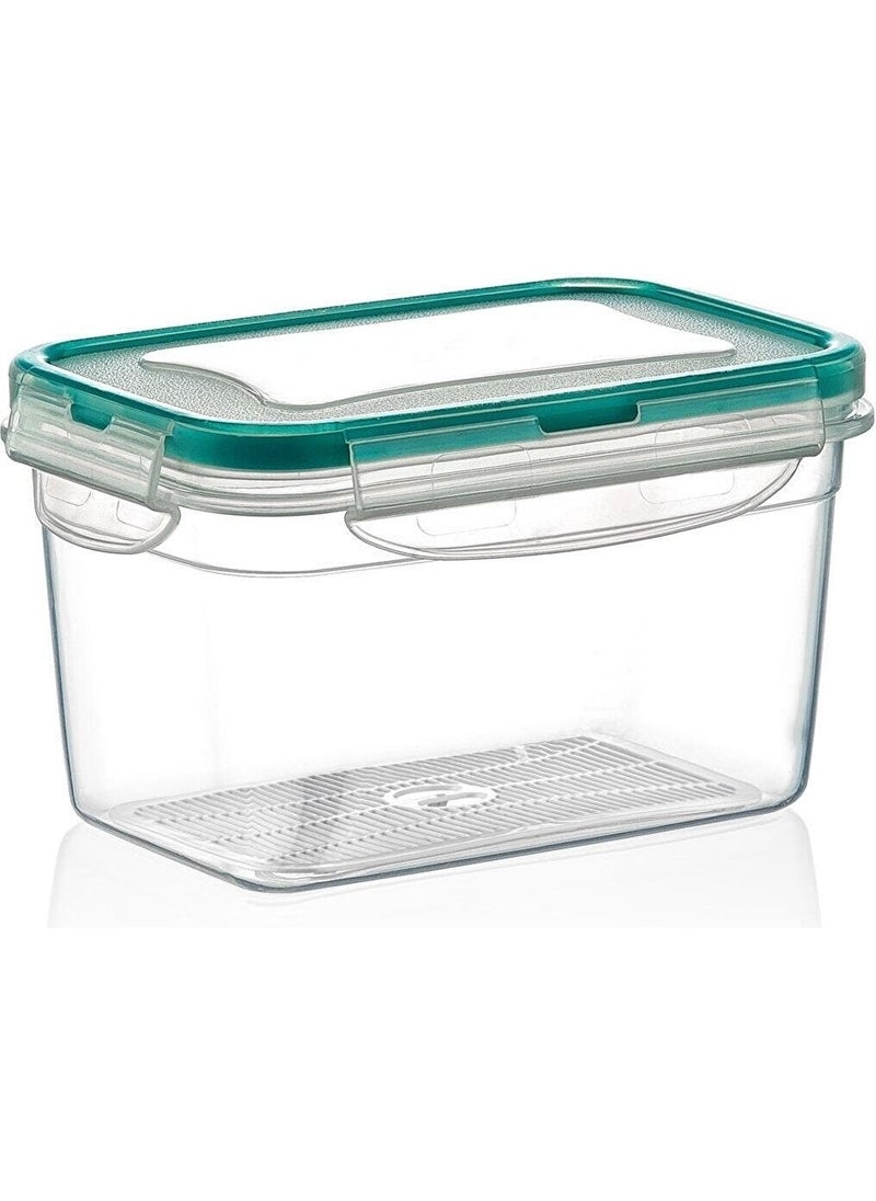 Viyalente - Freshbox Deep Storage Container Easy Lid 12.5 X 7.5 X 8.5 Cm 0.7 Lt Lc-220 - Image 1