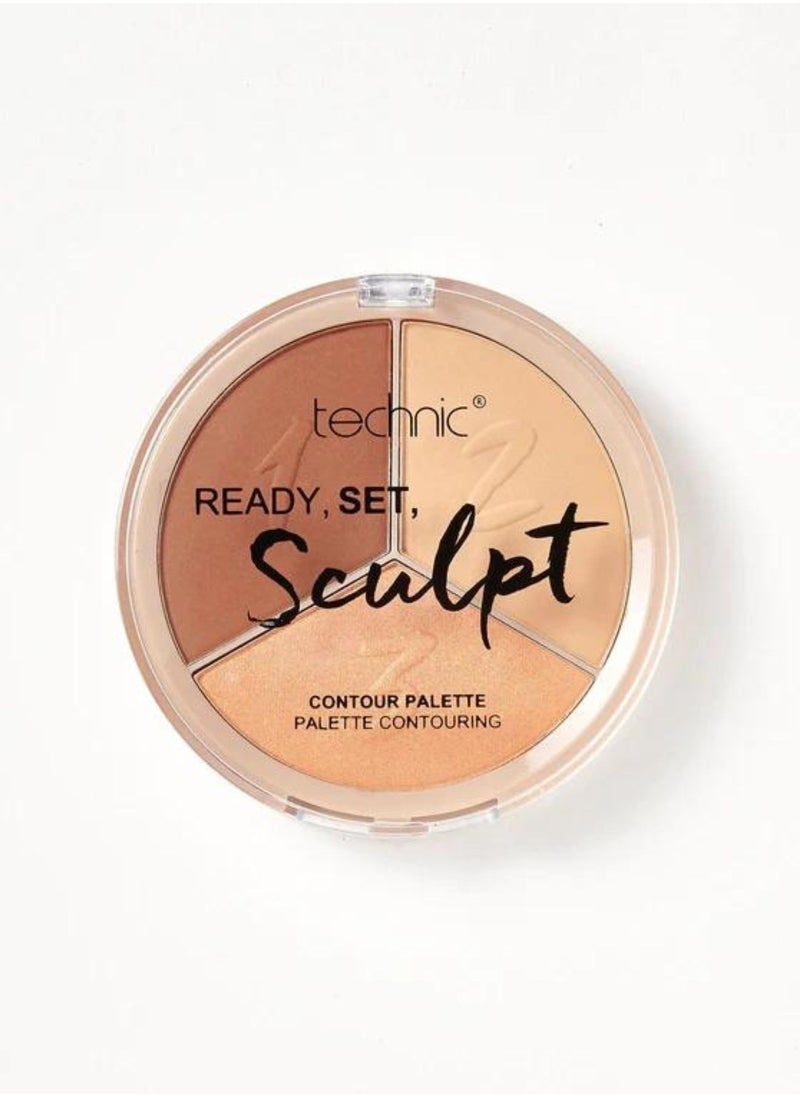 Technic - Ready,Set,Sculpt Contour Palette- Medium - Image 1