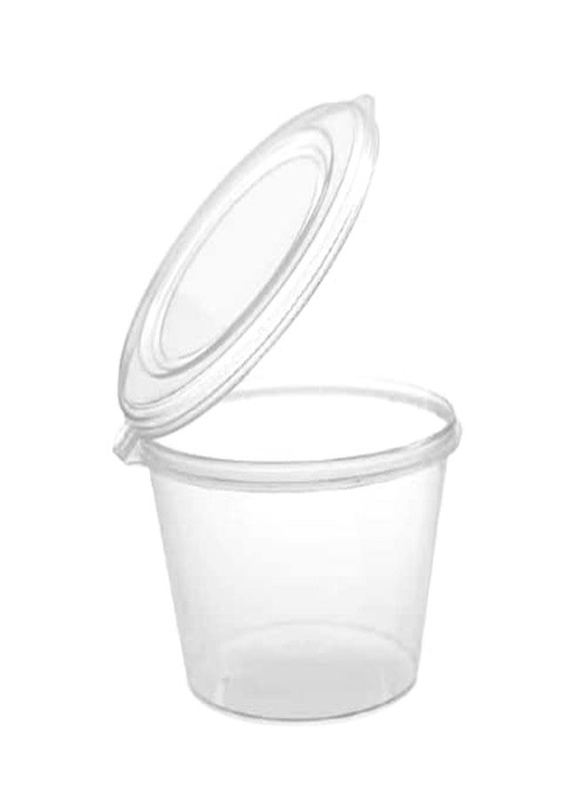 Alpha Basics Plastic 50ml - 2Oz Mini Plastic Containers with Attached Lid (Pack of 50) - Image 1