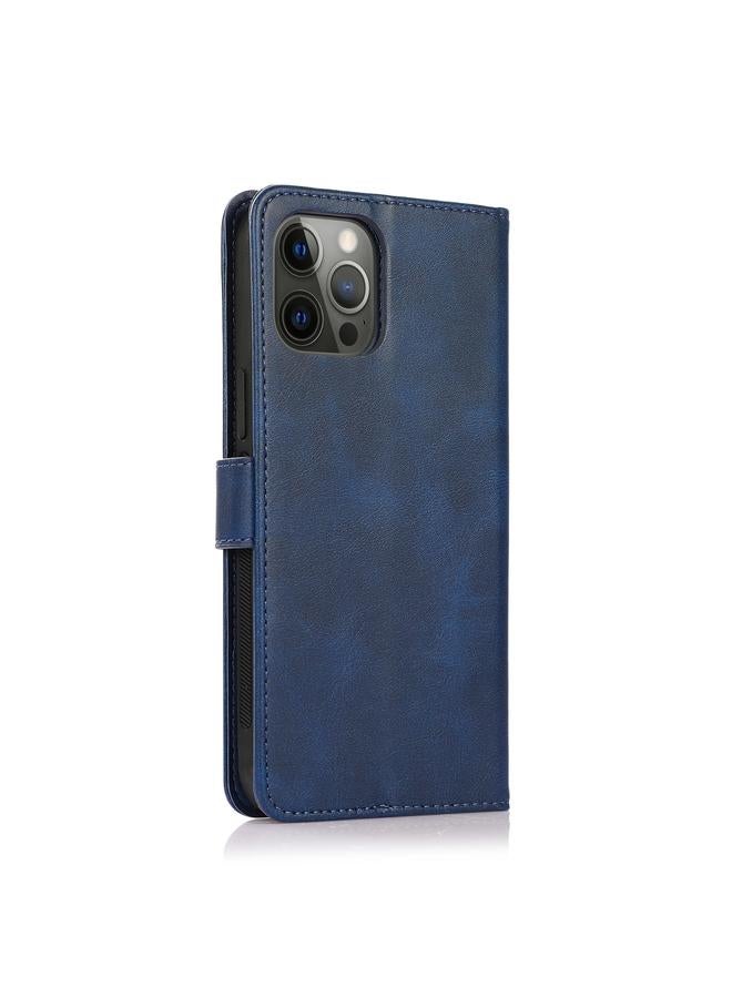 Zaboon Case For iPhone 13 Pro Max Calf Texture 2 in 1 Detachable Magnetic Back Cover Horizontal Flip Leather Case with Holder & Card Slots & Wallet & Photo Frame - Image 3