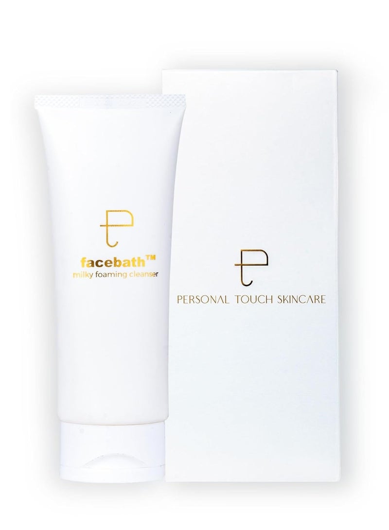 PERSONAL TOUCH SKINCARE Cleansing Milk Facebath for Deep Pore Gentle Soft Deep Hydrating Cleanser Moisturizes and Unclogs Pores Dirt andMakeup Remover for Women 100mlv - Image 1