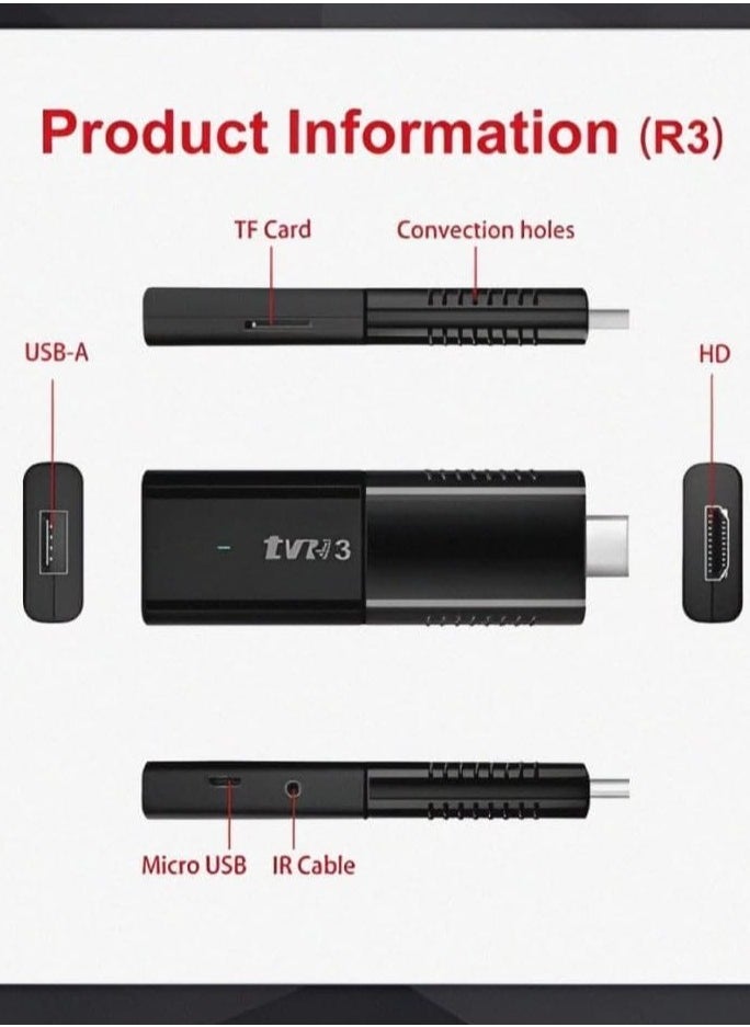 Generic "TV Stick TVR3 Remote Control - 2GB RAM, 16GB ROM, 1080P HDR, 4K Streaming Media Player with Google Assistant"  - Image 5