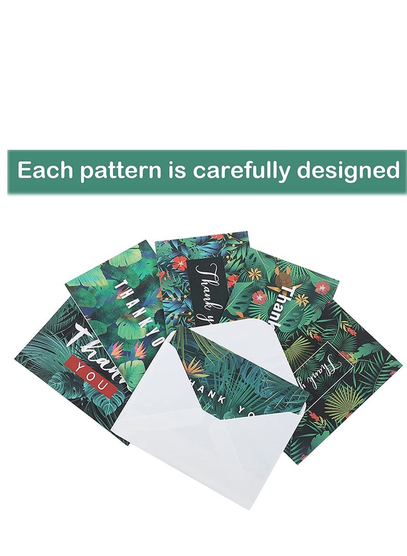 SYOSI Thank You Cards Pack Greeting with Stickers and Envelopes for Wedding Thanksgiving Gift - Image 2