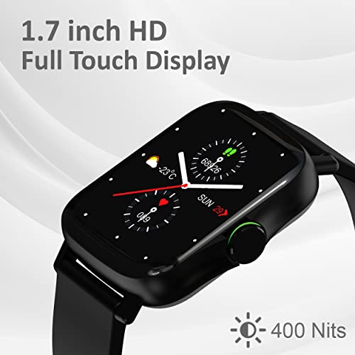 Maxima Max Pro X6 Calling Smartwatch with premium Speaker & Mic,accurate SpO2 monitoring, 8 Fitness modes,Social Media Alerts,Multiple watch faces,1.7" Full HD Display (400 Nits)-Black - Image 3