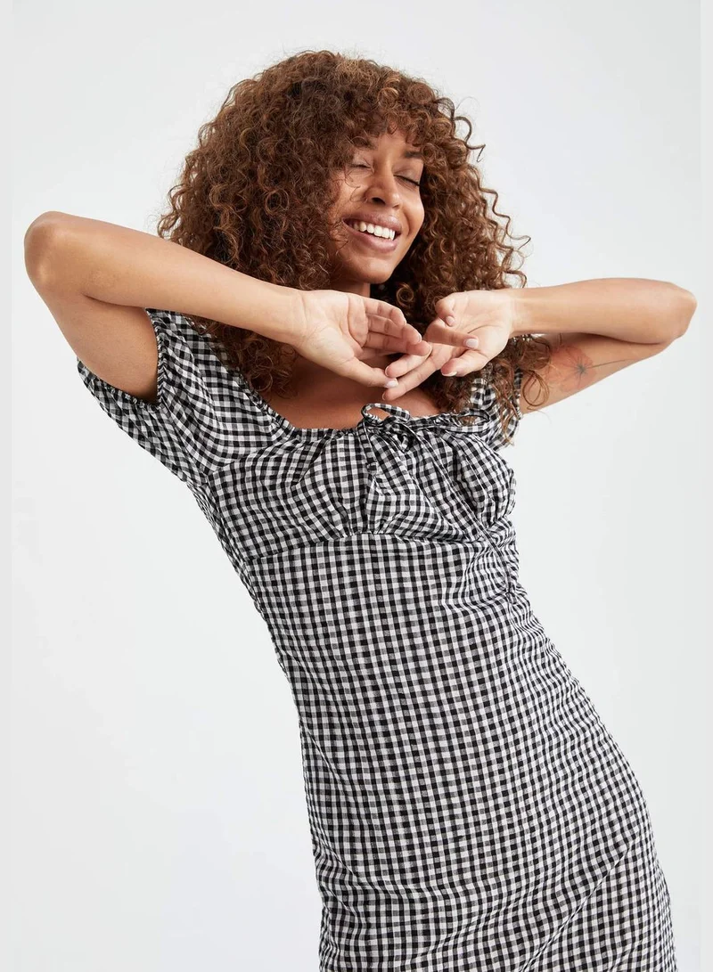 DeFacto Gingham Mini Dress
