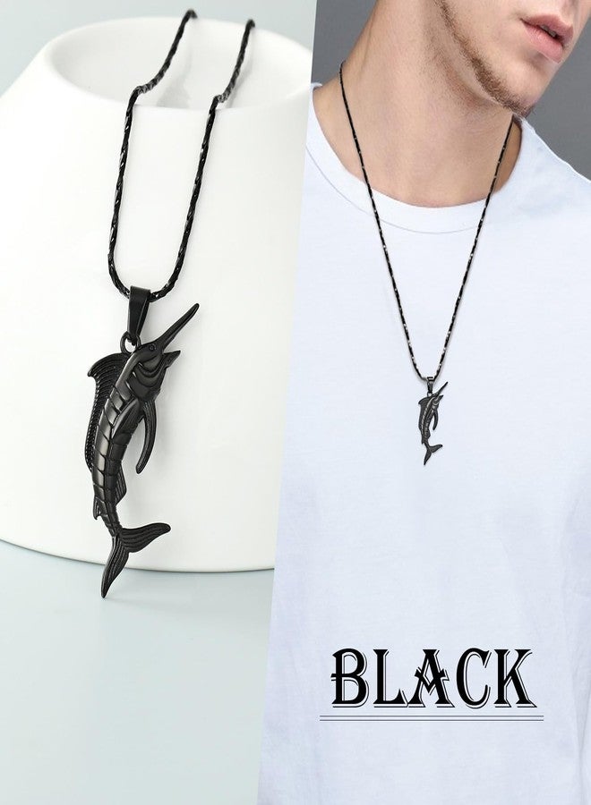 Imrsanl Cremation Jewelry for Ashes Fish Urns Necklace Memorial Keepsake Jewelry Ashes Pendant for Pets/Human (Z-Black) - Image 4