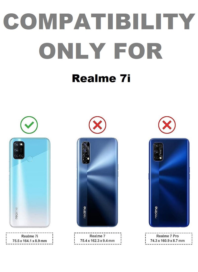 2 Pieces Tempered Glass Screen Protector Anti-Spy Privacy Designed For Realme 7i  Full Screen Coverage And Bubble Free - Image 3