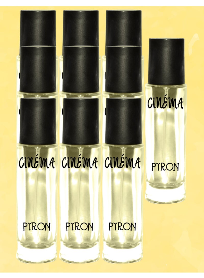 PYRON 10 Pieces Cinema  Perfume For Girls 30 Ml - Image 1