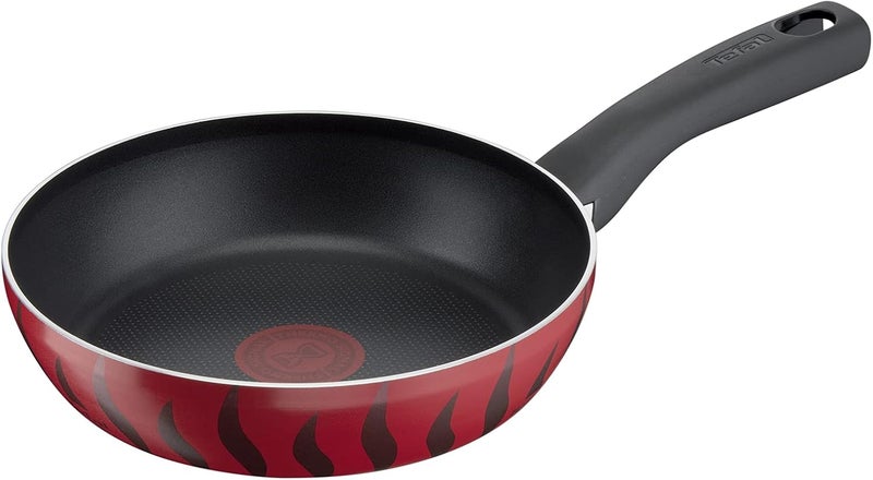 T-fal TEFAL Cookware 10 PCs Set | Tempo Flame | saucepan 16 cm+lid/stewpots 22/26cm+lids/frypans 20/26cm/tart mould 30cm/oven dish 31X24cm | Non stick | Red | Made in France | 2 Years Warranty | C3079182 - Image 4