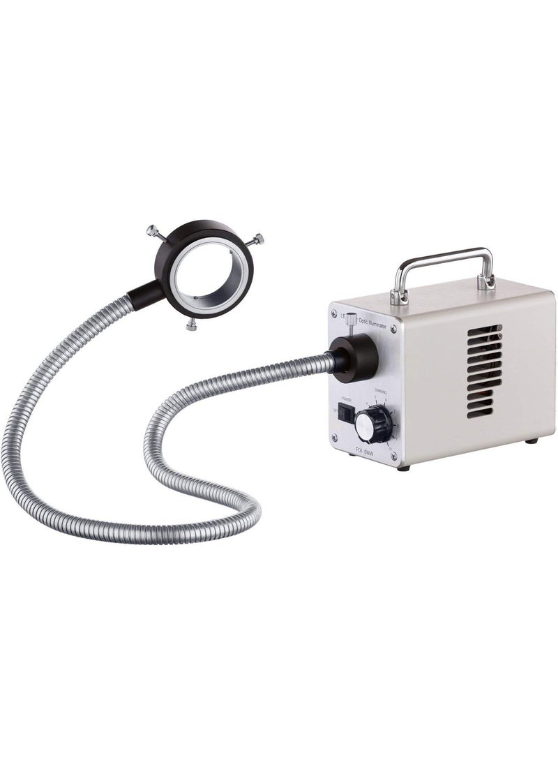 AmScope AmScope LED50WR 50W LED Fiber Optic ORing Light Microscope Illuminator  - Image 2