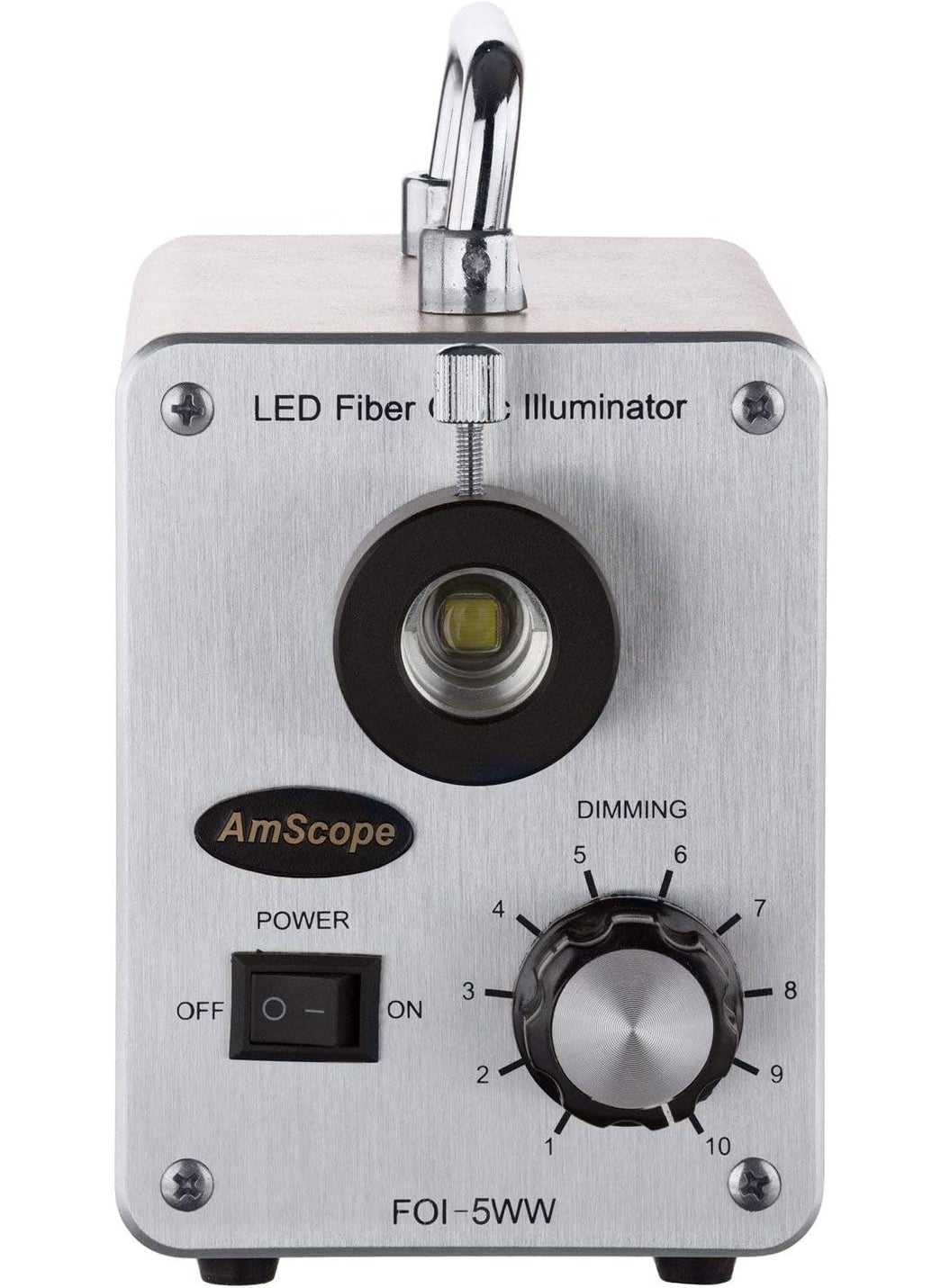 AmScope AmScope LED50WR 50W LED Fiber Optic ORing Light Microscope Illuminator  - Image 3