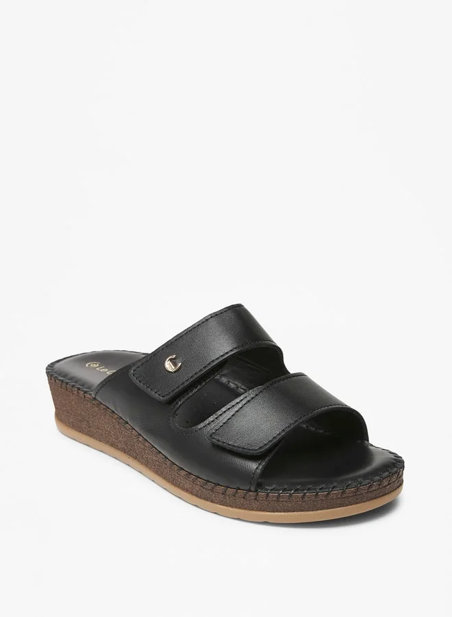Le Confort Women's Solid Slip-On Sandals