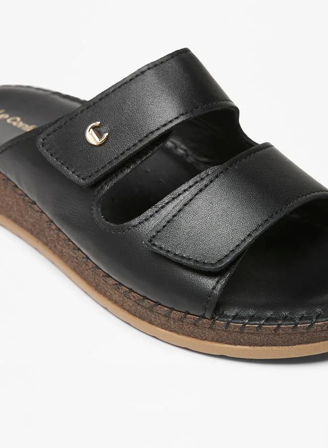 Le Confort Women's Solid Slip-On Sandals