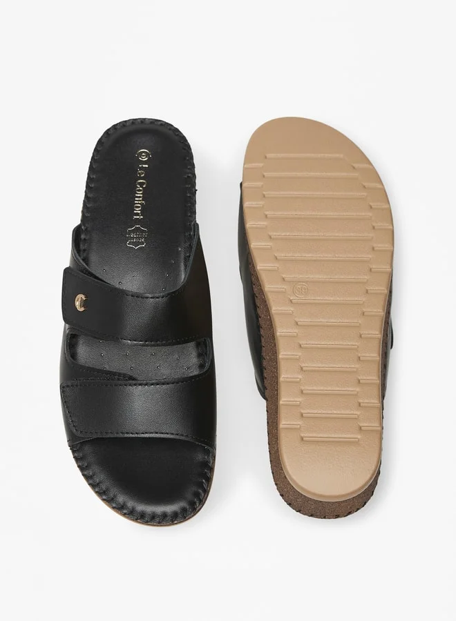 Le Confort Women's Solid Slip-On Sandals