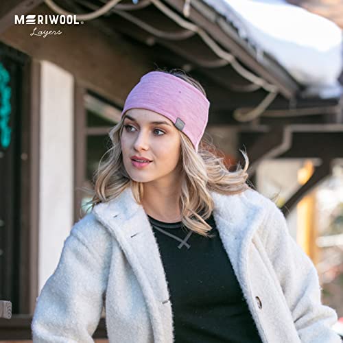 MERIWOOL Lightweight Reversible Merino Wool Headband for Women and Men - Image 4