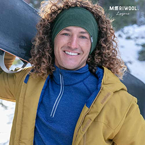MERIWOOL Lightweight Reversible Merino Wool Headband for Women and Men - Image 3
