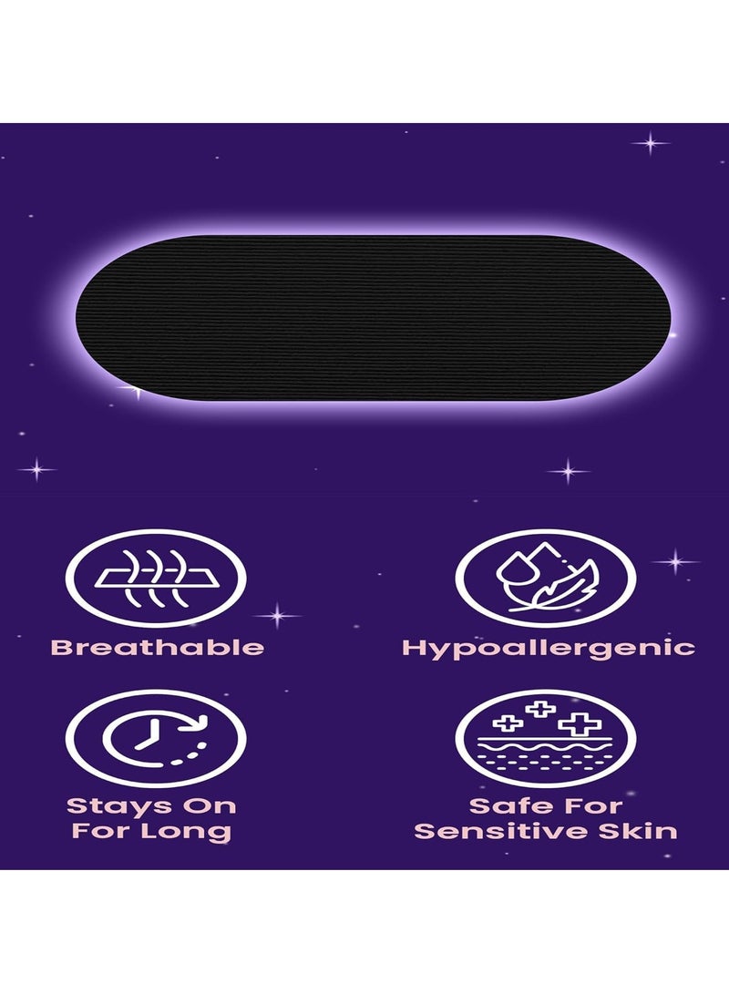Generic Anti Snore Nasal Strips for Sleeping - Comfortable & Breathable Nose Tape for Snoring Relief & Athletic Performance - Extra Strong Adhesive for Better Sleep & Workout (60 Count, Black)  - Image 5